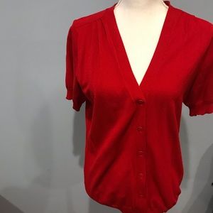 Talbots short sleeve cardigan.